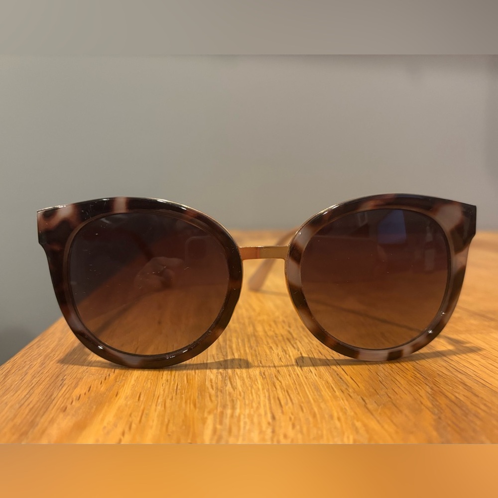 LOFT Brown and Cream Sunglasses